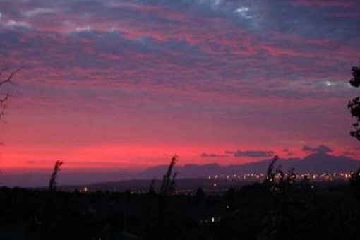 Sunset over Somerset Bay