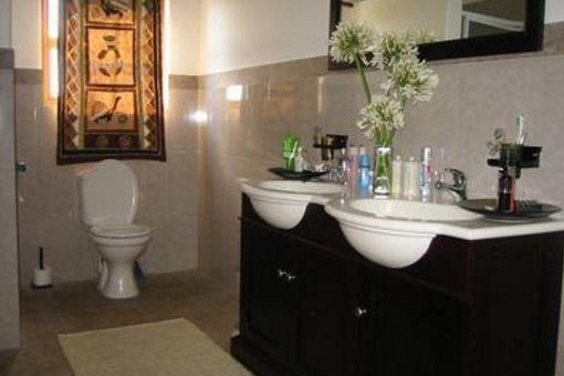 Bathroom with two basins