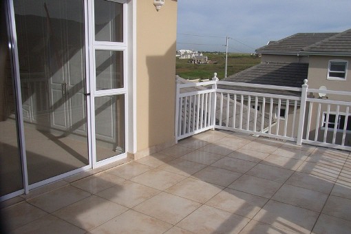 Spacious balcony