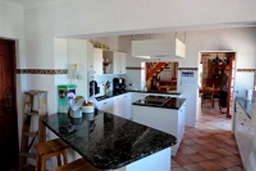 Modern ktichen with large worktops