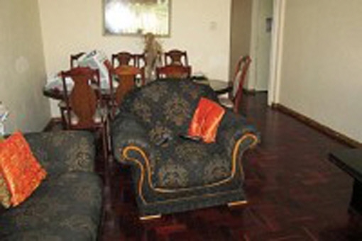 Comfortable furniture in the living area