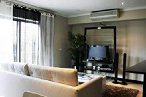 Air conditioned area with TV