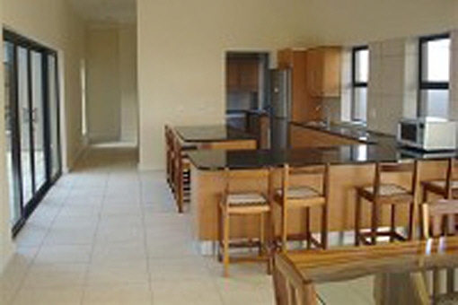 Spacious kitchen area